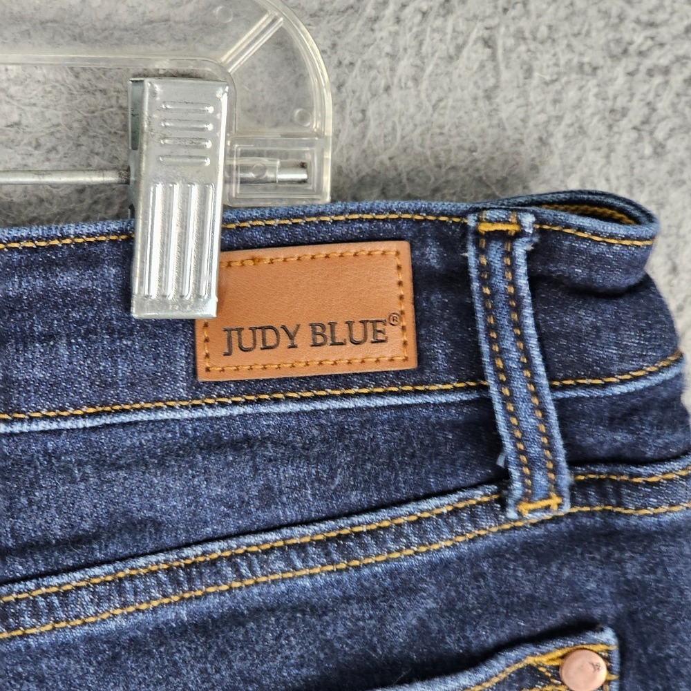 Judy Blue Jeans Womens 15/32 Faded Stretch Dark Wash Skinny Fit JB82253DK - Picture 3 of 10